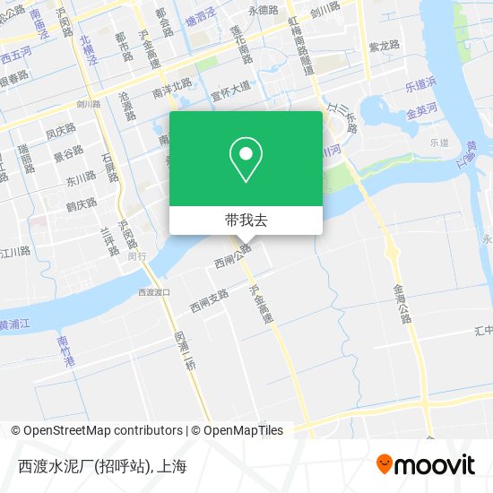 西渡水泥厂(招呼站)地图