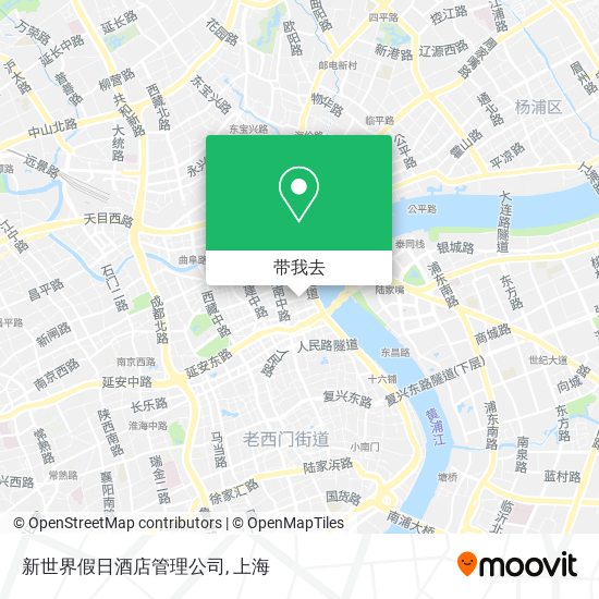 新世界假日酒店管理公司地图