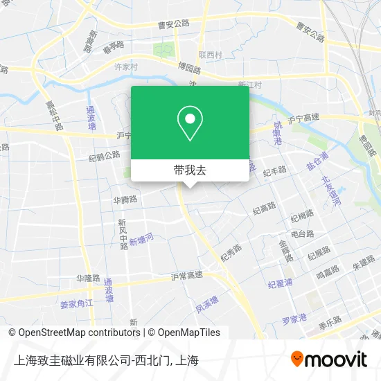 上海致圭磁业有限公司-西北门地图