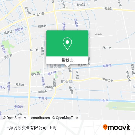 上海巩翔实业有限公司地图