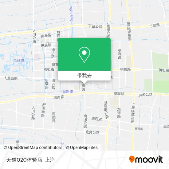 天猫O2O体验店地图