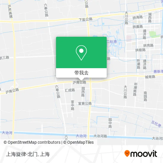 上海旋律-北门地图