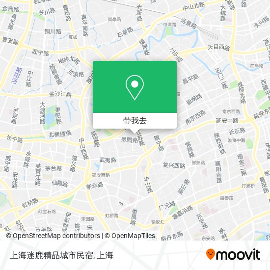 上海迷鹿精品城市民宿地图