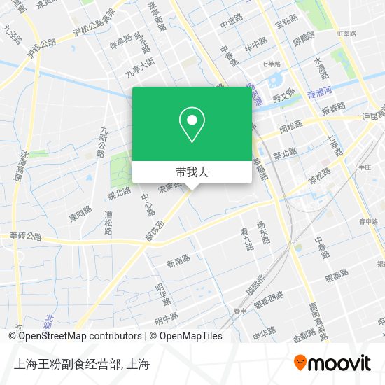 上海王粉副食经营部地图