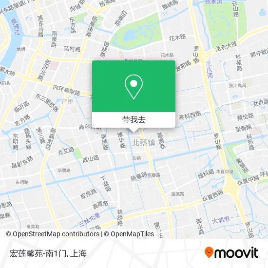 宏莲馨苑-南1门地图