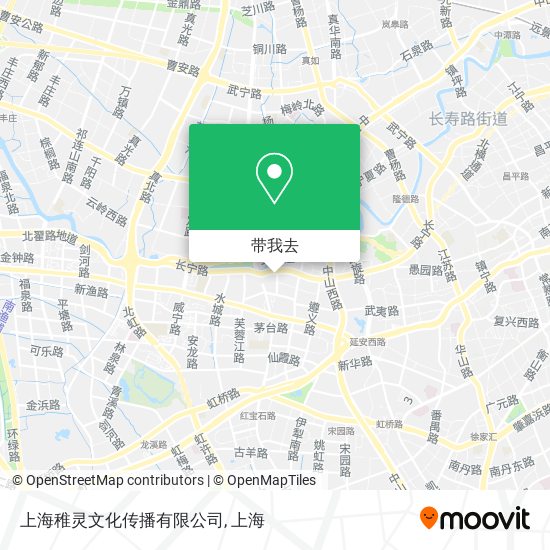 上海稚灵文化传播有限公司地图