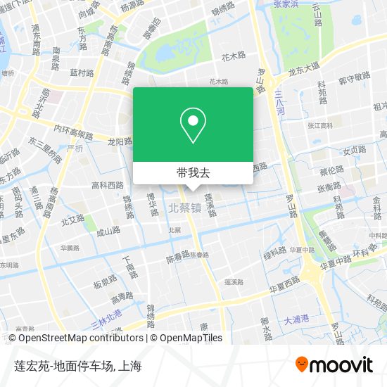 莲宏苑-地面停车场地图