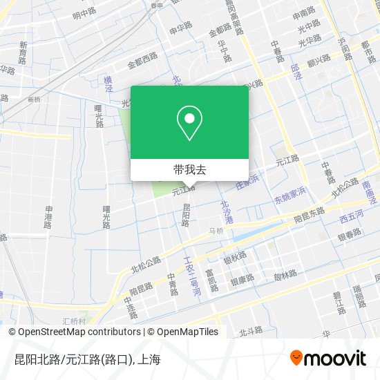 昆阳北路/元江路(路口)地图