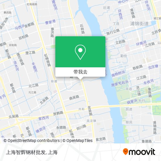 上海智辉钢材批发地图