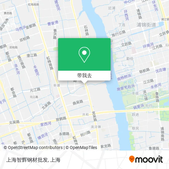 上海智辉钢材批发地图