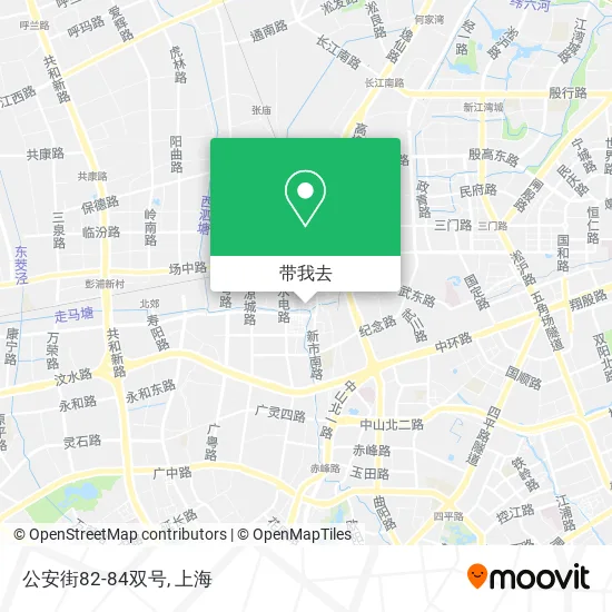 公安街82-84双号地图