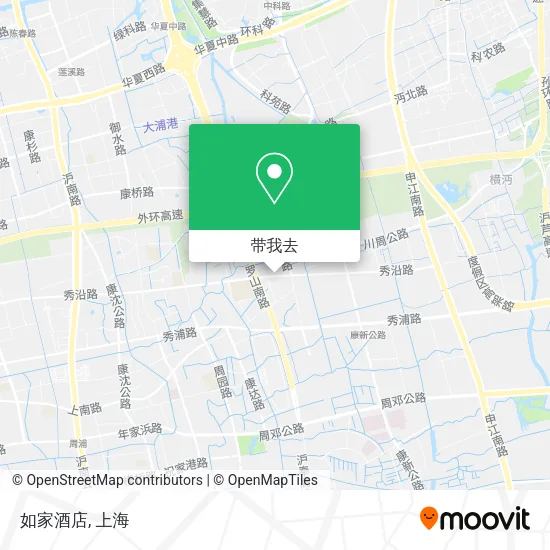 如家酒店地图