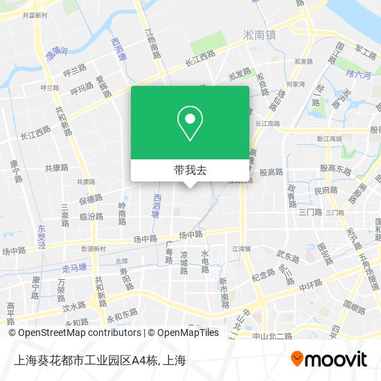 上海葵花都市工业园区A4栋地图