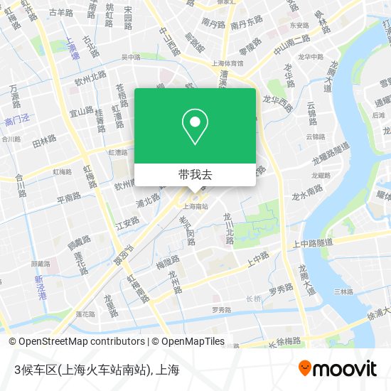 3候车区(上海火车站南站)地图