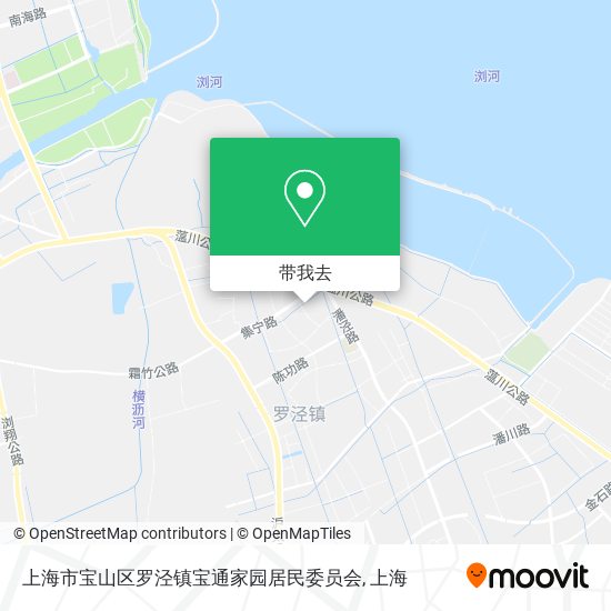 上海市宝山区罗泾镇宝通家园居民委员会地图