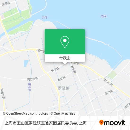 上海市宝山区罗泾镇宝通家园居民委员会地图