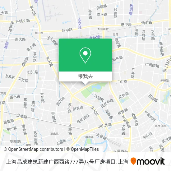 上海晶成建筑新建广西西路777弄八号厂房项目地图