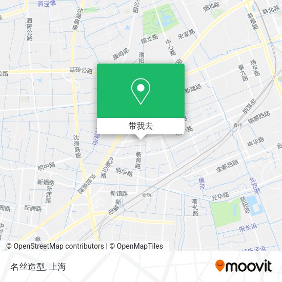 名丝造型地图
