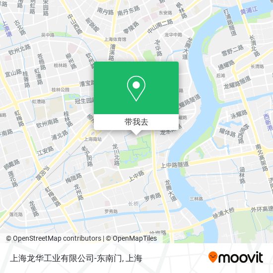 上海龙华工业有限公司-东南门地图