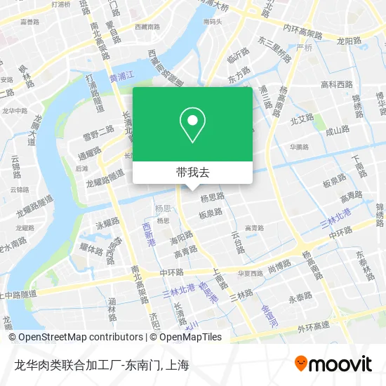 龙华肉类联合加工厂-东南门地图