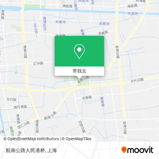 航南公路人民港桥地图
