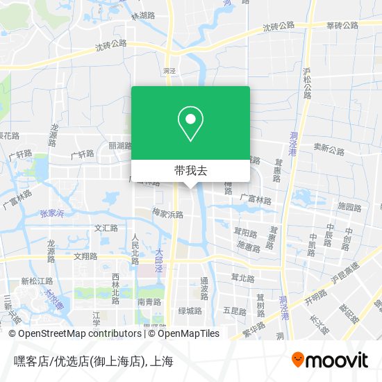 嘿客店/优选店(御上海店)地图