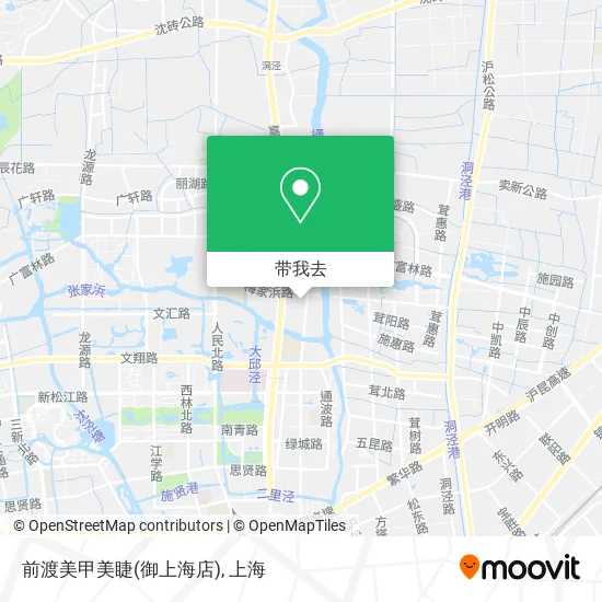 前渡美甲美睫(御上海店)地图