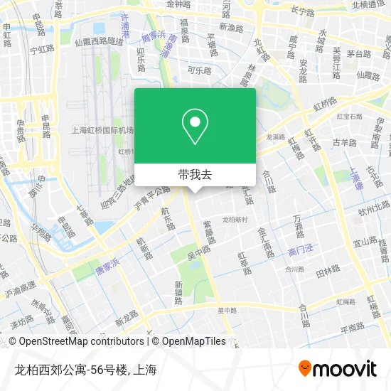 龙柏西郊公寓-56号楼地图
