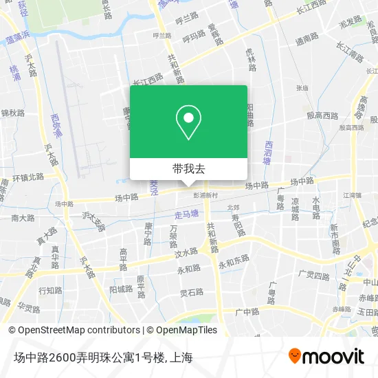 场中路2600弄明珠公寓1号楼地图