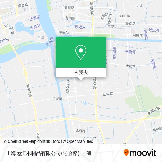 上海远汇木制品有限公司(迎金路)地图