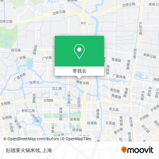 彭德莱火锅米线地图