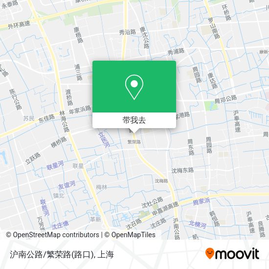 沪南公路/繁荣路(路口)地图