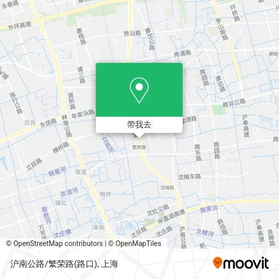 沪南公路/繁荣路(路口)地图