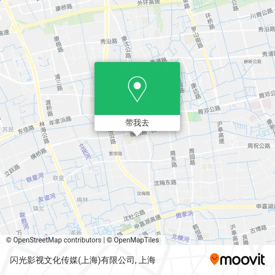 闪光影视文化传媒(上海)有限公司地图