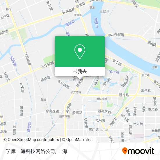 孚库上海科技网络公司地图