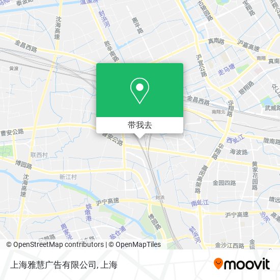 上海雅慧广告有限公司地图