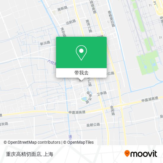 重庆高精切面店地图