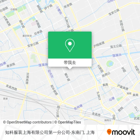 知科服装上海有限公司第一分公司-东南门地图