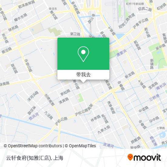 云轩食府(知雅汇店)地图