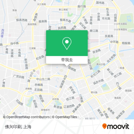 佛兴印刷地图