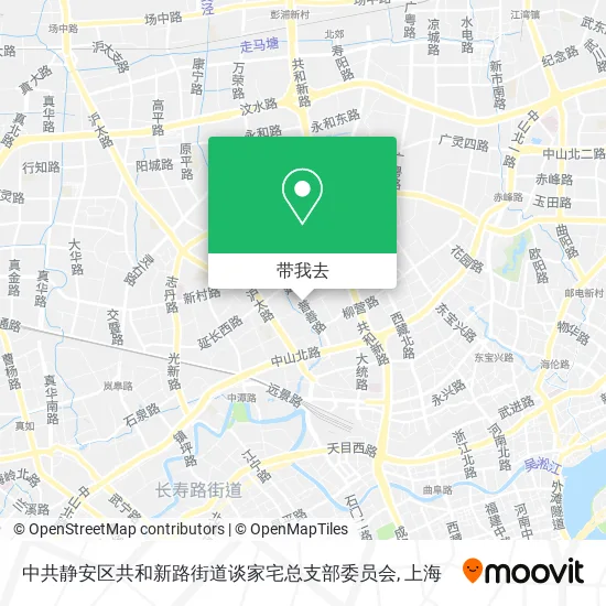 中共静安区共和新路街道谈家宅总支部委员会地图