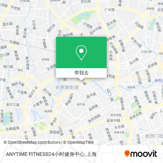 ANYTIME FITNESS24小时健身中心地图