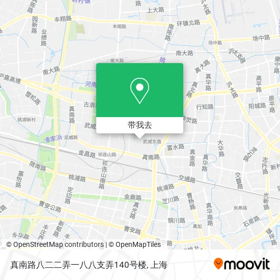 真南路八二二弄一八八支弄140号楼地图