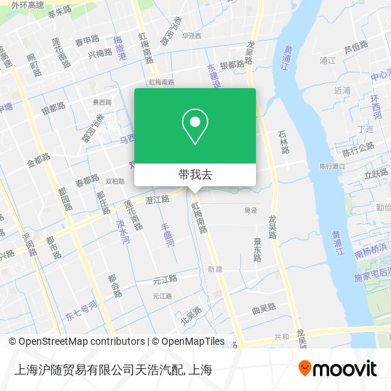 上海沪随贸易有限公司天浩汽配地图