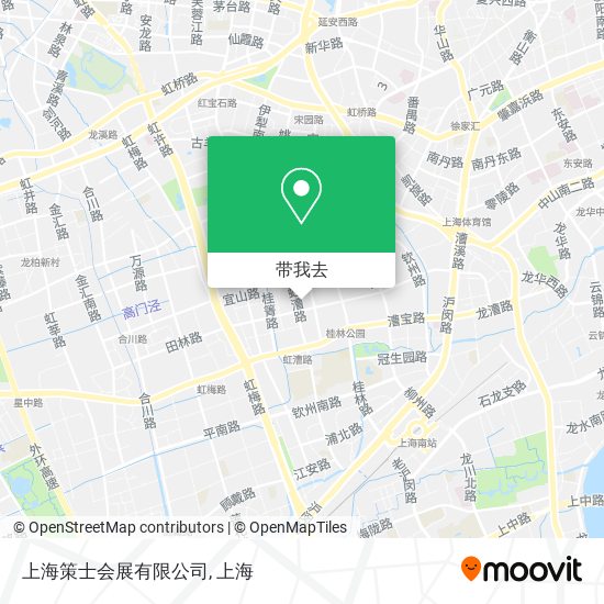上海策士会展有限公司地图