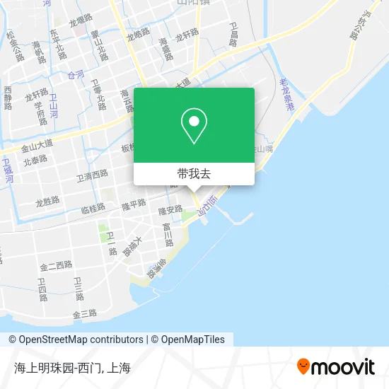 海上明珠园-西门地图