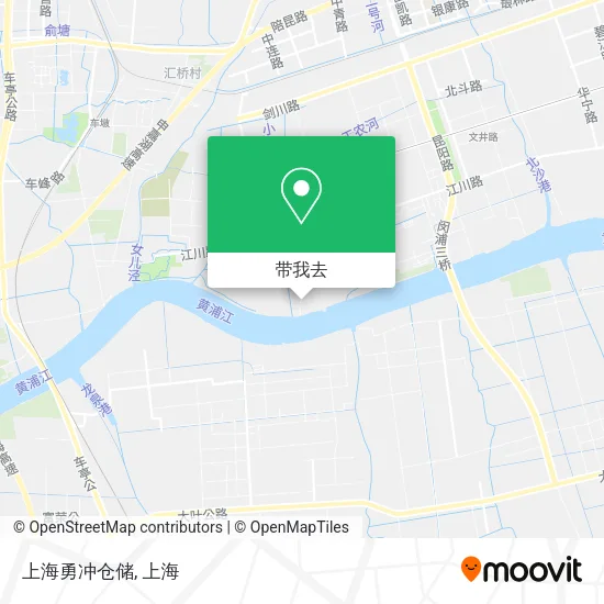 上海勇冲仓储地图