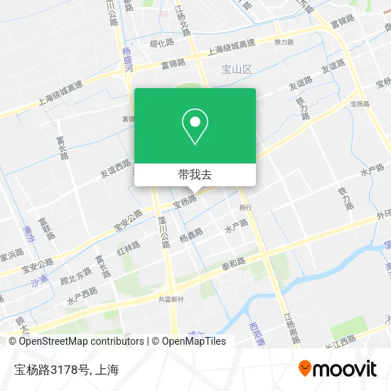 宝杨路3178号地图
