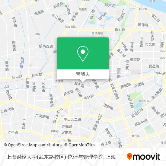 上海财经大学(武东路校区)-统计与管理学院地图