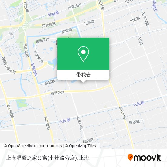 上海温馨之家公寓(七灶路分店)地图
